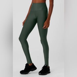 Alo high waist leggings Dark Cactus